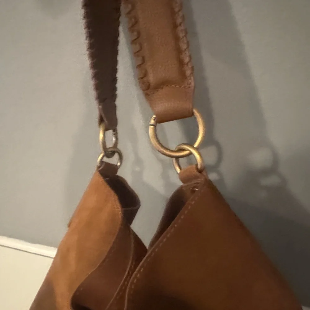 Banana Republic Suede Hobo Shoulder Bag